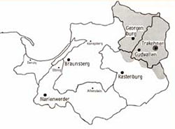 Trakehner History Map